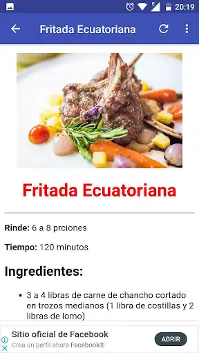 Play Recetas Ecuatorianas as an online game Recetas Ecuatorianas with UptoPlay