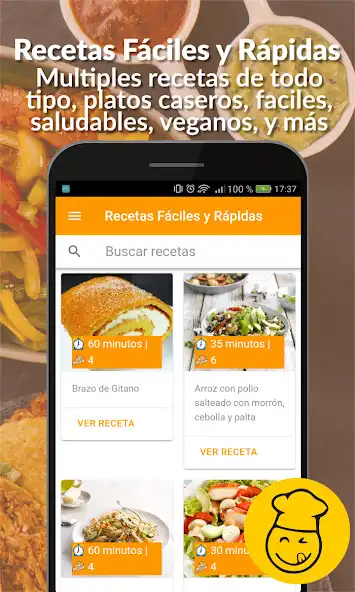 Play Recetas Fáciles y Rápidas as an online game Recetas Fáciles y Rápidas with UptoPlay