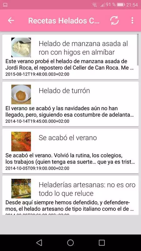 Play Recetas Helados Caseros App