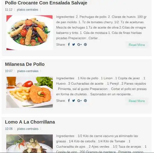 Play recetas para cocinar  and enjoy recetas para cocinar with UptoPlay