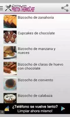 Play Recetas para Prixton Thermochef y Kitchen+