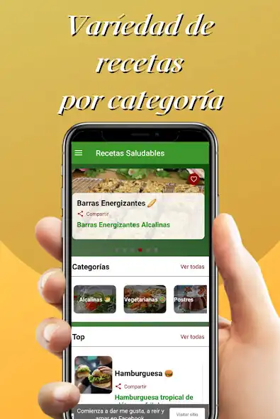 Play Recetas saludables fáciles as an online game Recetas saludables fáciles with UptoPlay