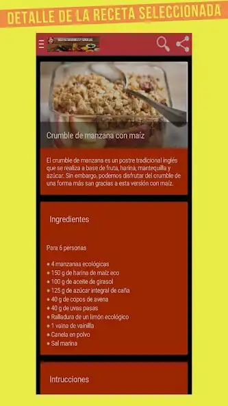 Play Recetas Saludables Sencillas  and enjoy Recetas Saludables Sencillas with UptoPlay