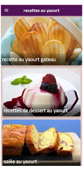Play recettes au yaourt  and enjoy recettes au yaourt with UptoPlay