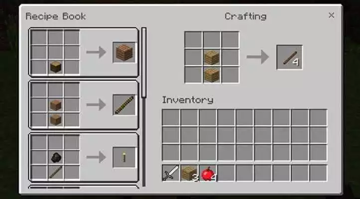 Play Recipe Book for MCPE mod