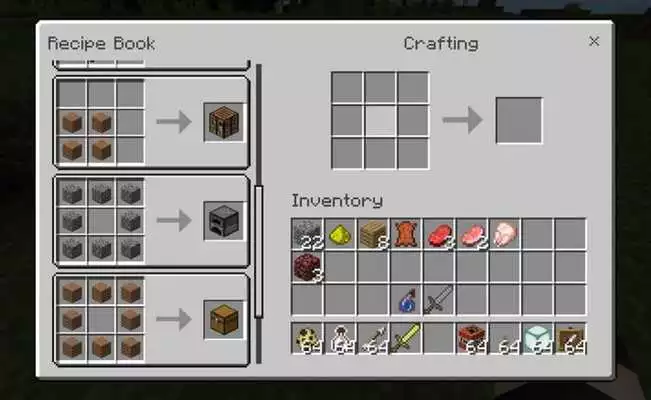 Play Recipe Book for MCPE mod