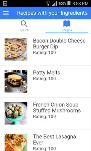 Play RecipeFinder as an online game RecipeFinder with UptoPlay