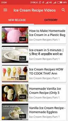 Play Recipe for Ice Cream Videos