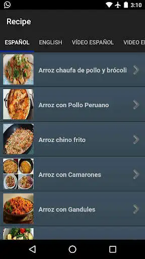 Play Recipe rice - recetas con arroz  and enjoy Recipe rice - recetas con arroz with UptoPlay