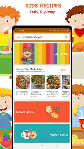 Play Recipes for Kids  and enjoy Recipes for Kids with UptoPlay