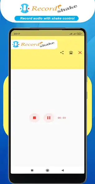 Play Recordshake Easy Voice Recorder as an online game Recordshake Easy Voice Recorder with UptoPlay