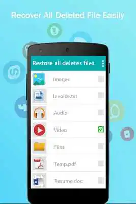 Play Recover Delete File: Restore Photos  Video