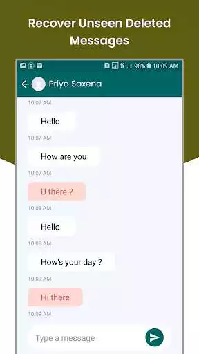 Play Recover Unseen Deleted Messages  and enjoy Recover Unseen Deleted Messages with UptoPlay