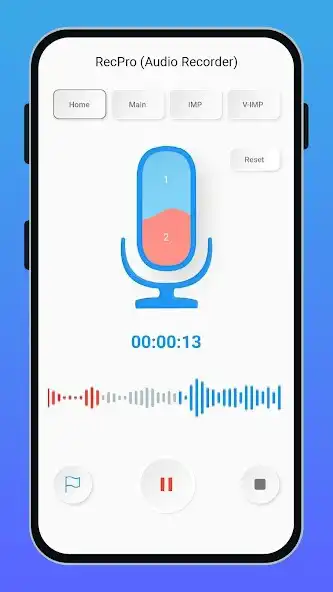 Play RecPro (Audio Recorder)  and enjoy RecPro (Audio Recorder) with UptoPlay