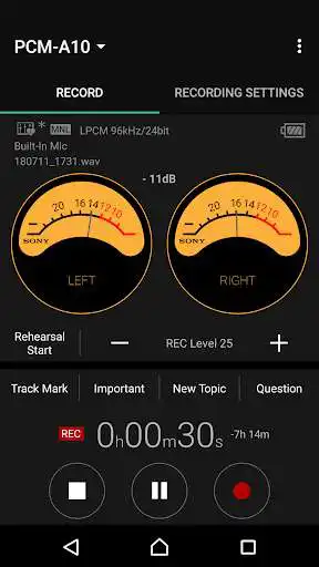 Play REC Remote: Sony IC Recorder as an online game REC Remote: Sony IC Recorder with UptoPlay