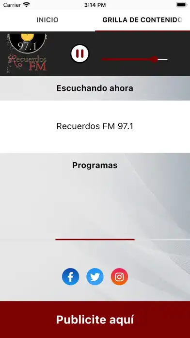 Play Recuerdos FM 97.1 as an online game online Recuerdos FM 97.1 with UptoPlay com.locucionar.recuerdosfm Play Recuerdos FM 97.1 as an online game Recuerdos FM 97.1 with UptoPlay