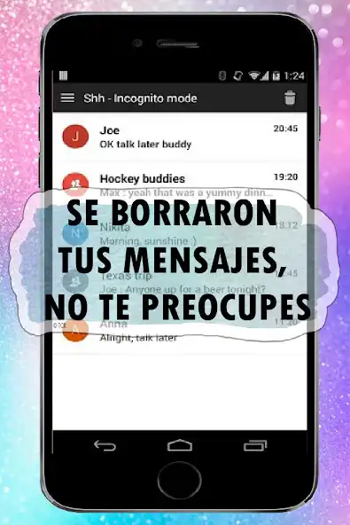 Play Recuperar mensajes borrados  and enjoy Recuperar mensajes borrados with UptoPlay