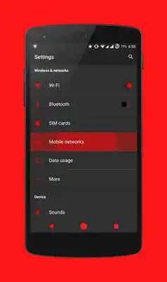 Play Red and Black CM12 Theme