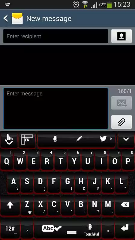 Play Red and Black Keyboard HD