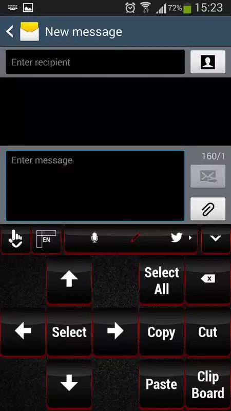Play Red and Black Keyboard HD