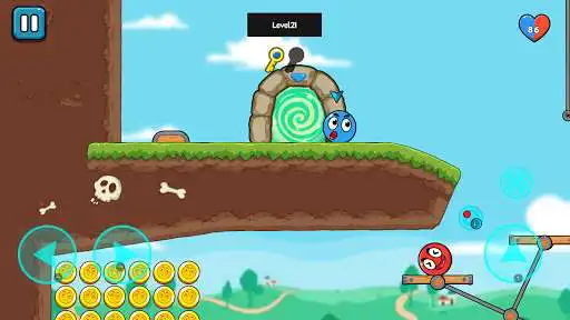 Play Red and Blue Ball : The Forest  and enjoy Red and Blue Ball : The Forest with UptoPlay