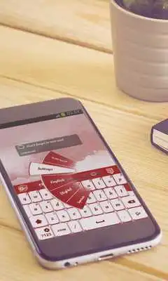 Play Red and White Keyboard Art