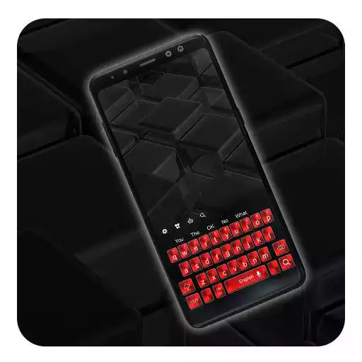 Free play online Red Black Keyboard Theme  APK