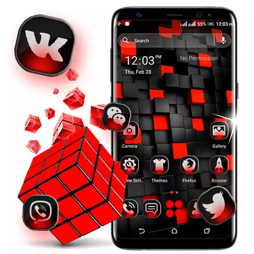 Play Red Black Launcher Theme APK Play Red Black Launcher Theme APK