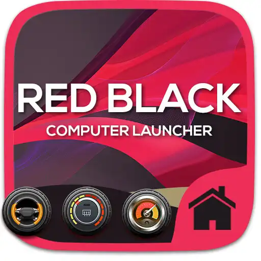 Play Red Black Theme For Computer Launcher APK