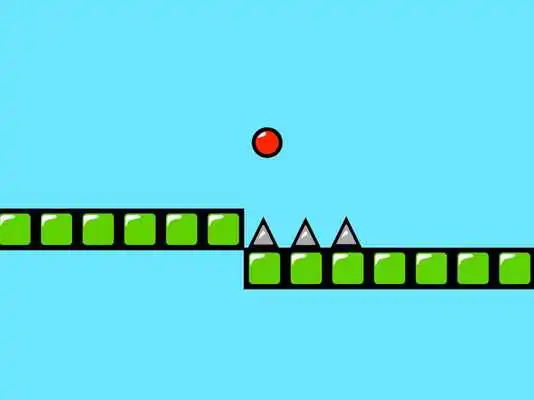 Play Red Bouncing Ball Spikes