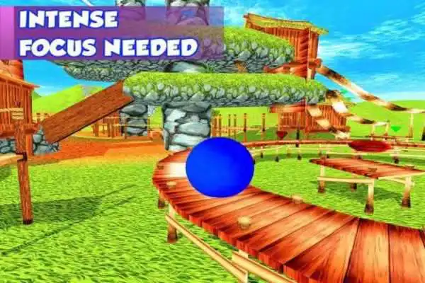 Play Red Bouncy Ball Balance Pro 3D