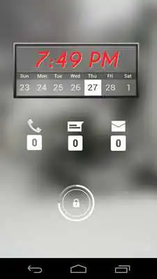 Play Red Box Clock with Calendar Play Red Box Clock with Calendar