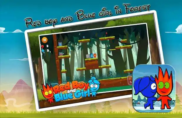 Play Red boy and Blue girl in Forest Adventure