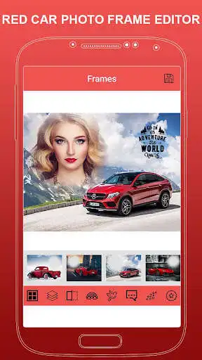 Play Red Car Photo Frame Photo Editor  and enjoy Red Car Photo Frame Photo Editor with UptoPlay