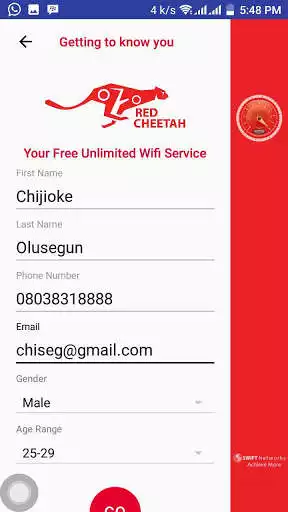 Play Red Cheetah (Available only in hotspots in Lagos.) Play Red Cheetah (Available only in hotspots in Lagos.)
