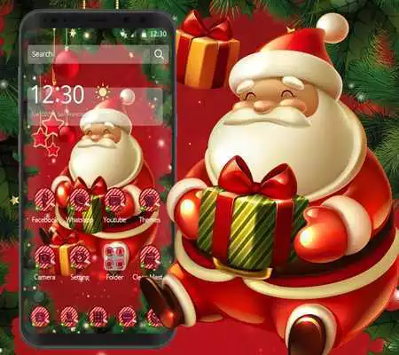 Play red cute Christmas Santa Claus theme