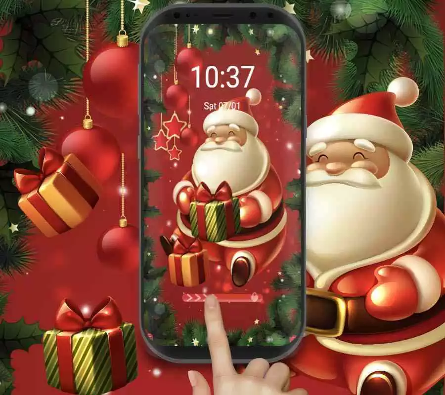 Play red cute Christmas Santa Claus theme
