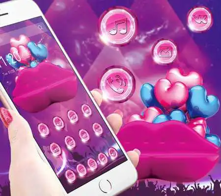 Play Red Cute Lips Theme