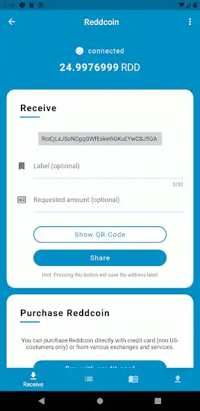 Play Reddcoin Mobile Wallet as an online game Reddcoin Mobile Wallet with UptoPlay