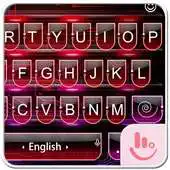 Free play online Red Electronic Keyboard Theme APK