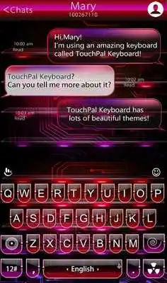 Play Red Electronic Keyboard Theme