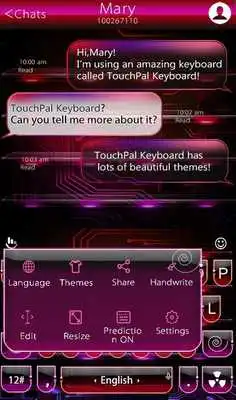 Play Red Electronic Keyboard Theme