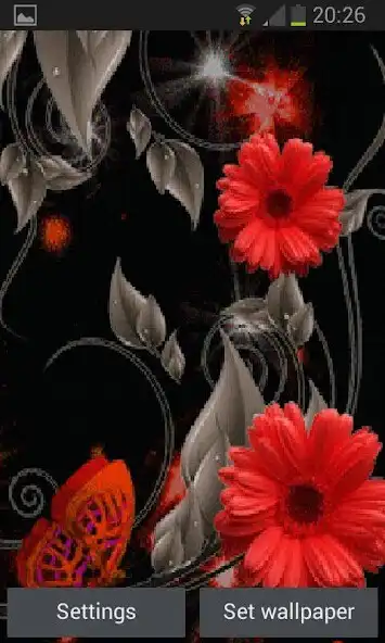 Play Red Flowers Butterflies LWP  and enjoy Red Flowers Butterflies LWP with UptoPlay