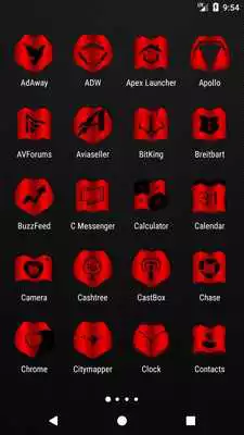 Play Red Fold Icon Pack v4.0 Free