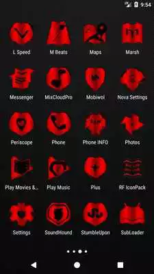 Play Red Fold Icon Pack v4.0 Free