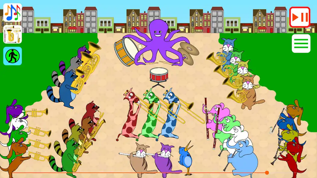 Play Red Giraffe Plays Trombone  and enjoy Red Giraffe Plays Trombone with UptoPlay