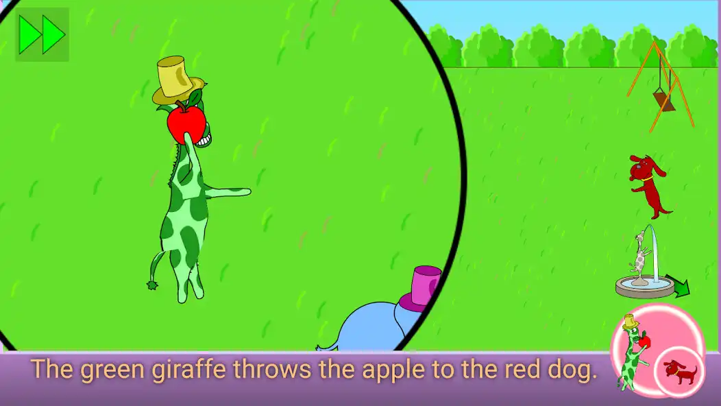 Play Red Giraffe Says Hello as an online game Red Giraffe Says Hello with UptoPlay