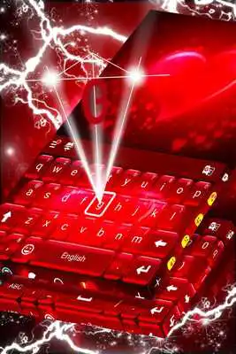 Play Red Hearts Keyboard Theme