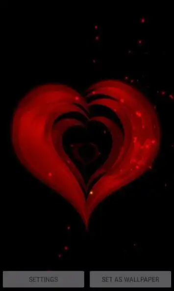 Play Red Hearts Live Wallpaper