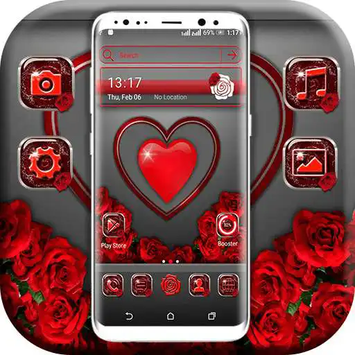 Play Red Heart Valentine Launcher Theme APK Play Red Heart Valentine Launcher Theme APK